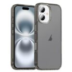 For iPhone 16 iPAKY Phantom Series Shockproof PC+TPU Phone Case(Matte Black)