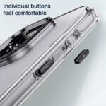 For iPhone 16 iPAKY Mingxing Series MagSafe Magnetic Shockproof PC+TPU Phone Case(Transparent + Black) - Image 7