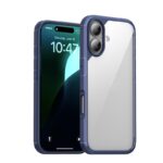 For iPhone 16 Plus iPAKY YJ Series Transparent PC+TPU Phone Case(Blue)