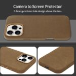 For iPhone 16 Pro VIETAO Suede MagSafe PU Leather Phone Case(Dark Grey) - Image 6