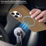 For iPhone 16 Pro VIETAO Suede MagSafe PU Leather Phone Case(Dark Grey) - Image 7