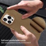 For iPhone 16 Pro VIETAO Suede MagSafe PU Leather Phone Case(Dark Grey) - Image 8