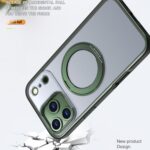 For iPhone 17 Pro kalebol MagSafe Metal Ring Holder Phone Case(Green) - Image 3