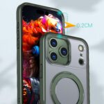 For iPhone 17 Pro kalebol MagSafe Metal Ring Holder Phone Case(Green) - Image 5