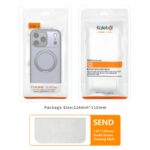 For iPhone 17 Pro kalebol MagSafe Metal Ring Holder Phone Case(Transparent) - Image 7