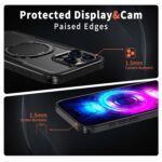 For iPhone 16 Pro kalebol Metal 360 Degree Rotation Holder MagSafe Phone Case(Black) - Image 4