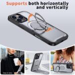 For iPhone 16 Pro kalebol Metal 360 Degree Rotation Holder MagSafe Phone Case(Grey) - Image 5
