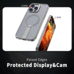 For iPhone 16 Plus kalebol Honeycomb Cooling MagSafe Holder Phone Case(Titanium Grey) - Image 4