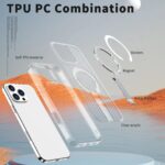 For iPhone 16 Plus kalebol Honeycomb Cooling MagSafe Holder Phone Case(Frosted Transparent) - Image 5