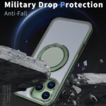 For iPhone 17 Pro Kalebol 360-degree Rotating MagSafe Magnetic Holder Phone Case(Green) - Image 3