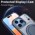 For iPhone 17 Pro Kalebol 360-degree Rotating MagSafe Magnetic Holder Phone Case(Blue) - Image 5