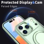 For iPhone 17 Pro Kalebol 360-degree Rotating MagSafe Magnetic Holder Phone Case(Avocado Green) - Image 5