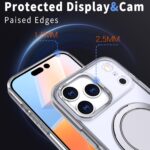 For iPhone 17 Pro Kalebol 360-degree Rotating MagSafe Magnetic Holder Phone Case(Transparent) - Image 5