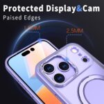 For iPhone 17 Pro Kalebol 360-degree Rotating MagSafe Magnetic Holder Phone Case(Light Purple) - Image 5