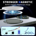 For iPhone 16 Plus Kalebol 360-degree Rotating MagSafe Magnetic Holder Phone Case(Green) - Image 2