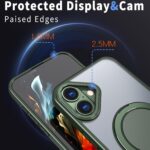 For iPhone 16 Plus Kalebol 360-degree Rotating MagSafe Magnetic Holder Phone Case(Green) - Image 5