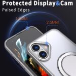 For iPhone 16 Plus Kalebol 360-degree Rotating MagSafe Magnetic Holder Phone Case(Titanium Grey) - Image 5