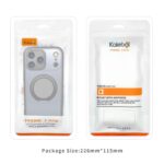 For iPhone 16 Plus Kalebol 360-degree Rotating MagSafe Magnetic Holder Phone Case(Titanium Grey) - Image 7