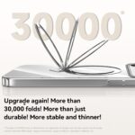 For iPhone 17 Pro SULADA Electroplated Transparent MagSafe Holder Phone Case(Black) - Image 6