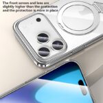 For iPhone 17 Pro SULADA Electroplated Transparent MagSafe Holder Phone Case(Black) - Image 9