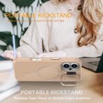 For iPhone 16 Bright Color Imitation Camera Bracket Magsafe Phone Case(Riptide Blue) - Image 5