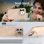 For iPhone 16 Bright Color Imitation Camera Bracket Magsafe Phone Case(Pink) - Image 2