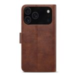 For iPhone 17 Pro GUSSIM Magnetic Horizontal Flip Leather Phone Case(Dark Brown) - Image 3