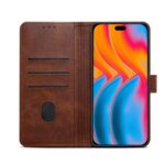 For iPhone 17 Pro GUSSIM Magnetic Horizontal Flip Leather Phone Case(Dark Brown) - Image 4