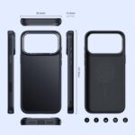 For iPhone 17 Pro Max Carbon Fiber Kevlar MagSafe Magnetic Phone Case(Black) - Image 7