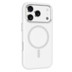 For iPhone 17 Pro Mutural Karen Series Liquid Silicone MagSafe Phone Case(White)