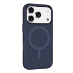 For iPhone 17 Pro Mutural Karen Series Liquid Silicone MagSafe Phone Case(Deep Blue)
