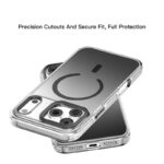 For iPhone 17 Pro Max Mutural Ice Series MagSafe Gradient Matte PC Hybrid TPU Phone Case(Dark Blue) - Image 3