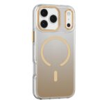 For iPhone 17 Pro Mutural Ice Series MagSafe Gradient Matte PC Hybrid TPU Phone Case(Gold)