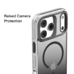 For iPhone 17 Pro Mutural Ice Series MagSafe Gradient Matte PC Hybrid TPU Phone Case(Grey) - Image 6