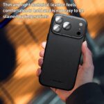 For iPhone 17 Pro Max QIALINO Technology Leather MagSafe Phone Case(Black) - Image 4