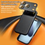 For iPhone 17 Pro Max QIALINO Technology Leather MagSafe Phone Case(Black) - Image 8