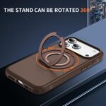 For iPhone 17 Pro Max Gear Holder C MagSafe Phone Case(Coffee) - Image 2