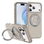 For iPhone 17 Pro Max Gear Holder C MagSafe Phone Case(Beige Gray)