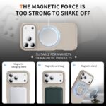 For iPhone 17 Pro Max Gear Holder C MagSafe Phone Case(Beige Gray) - Image 7