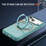 For iPhone 17 Pro Max Gear Holder C MagSafe Phone Case(Light Blue) - Image 2