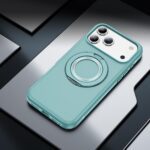 For iPhone 17 Pro Max Gear Holder C MagSafe Phone Case(Light Blue) - Image 3