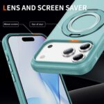 For iPhone 17 Pro Max Gear Holder C MagSafe Phone Case(Light Blue) - Image 6