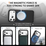 For iPhone 17 Pro Max Carbon Fiber Gear Holder C Type MagSafe Phone Case(Black) - Image 7