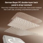 For iPhone 17 Pro Max ZGA Magsafe Metal AI Buttons Clear PC Hybrid TPU Phone Case(Transparent) - Image 4