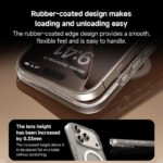 For iPhone 17 Pro Max ZGA Magsafe Metal AI Buttons Clear PC Hybrid TPU Phone Case(Transparent) - Image 5