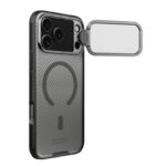 For iPhone 17 Pro Max NILLKIN CamShield Prop Transparent Mirror Cover MagSafe Magnetic Translucent PC Phone Case(Black) - Image 4