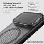 For iPhone 17 Pro Max NILLKIN CamShield Prop Transparent Mirror Cover MagSafe Magnetic Translucent PC Phone Case(Black) - Image 7