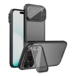 For iPhone 17 Pro Max NILLKIN CamShield Prop Transparent Mirror Cover Translucent PC Phone Case(Black)