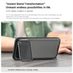 For iPhone 17 Pro Max NILLKIN CamShield Prop Transparent Mirror Cover Translucent PC Phone Case(Black) - Image 8