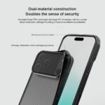 For iPhone 17 Pro Max NILLKIN CamShield Prop Transparent Mirror Cover Translucent PC Phone Case(Black) - Image 9